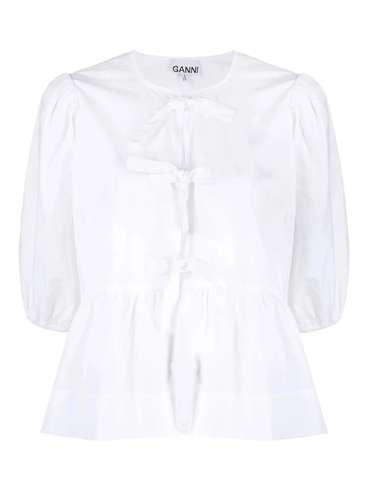 GANNI Shirts White
