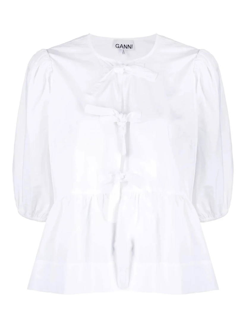 GANNI Shirts White