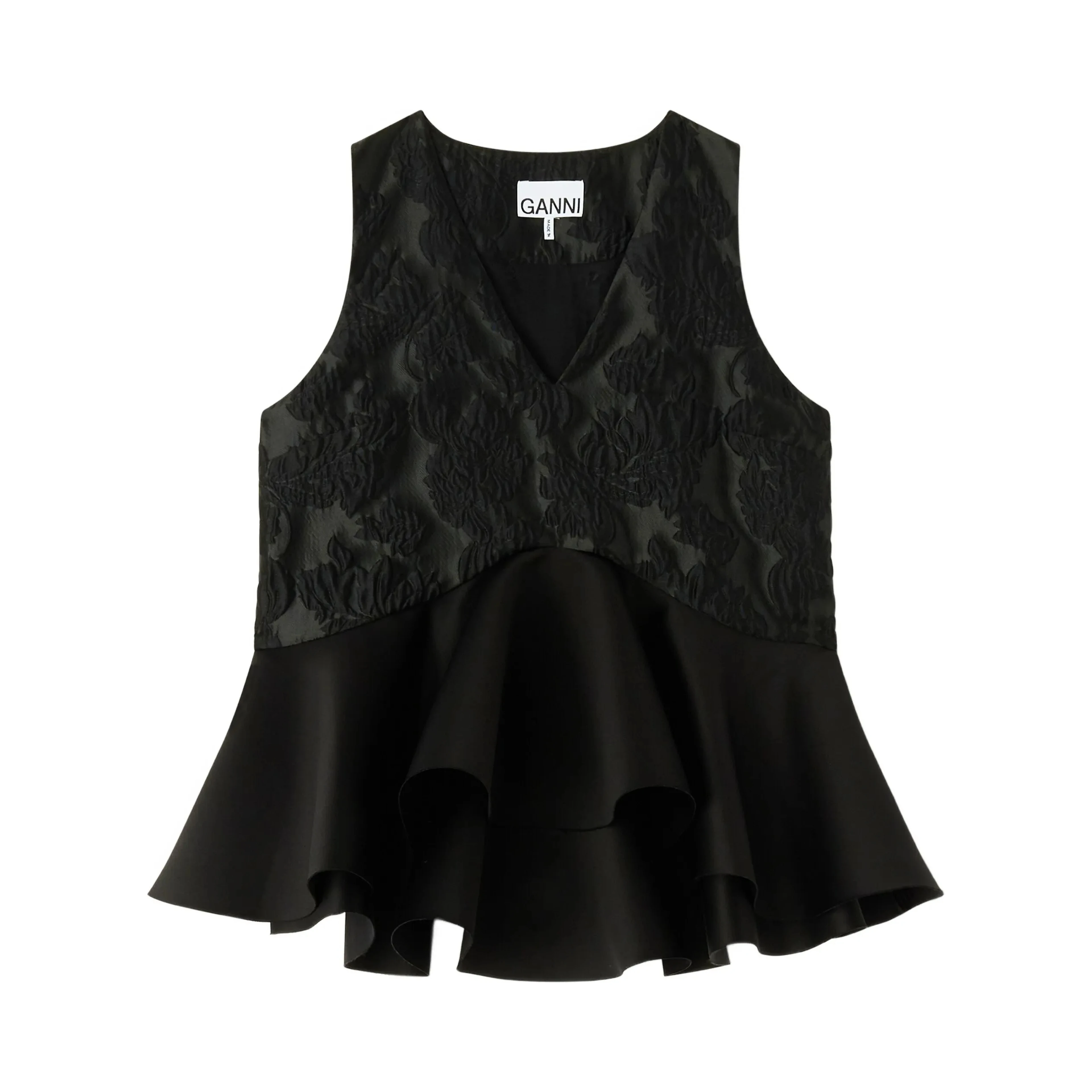 GANNI Shirts Black