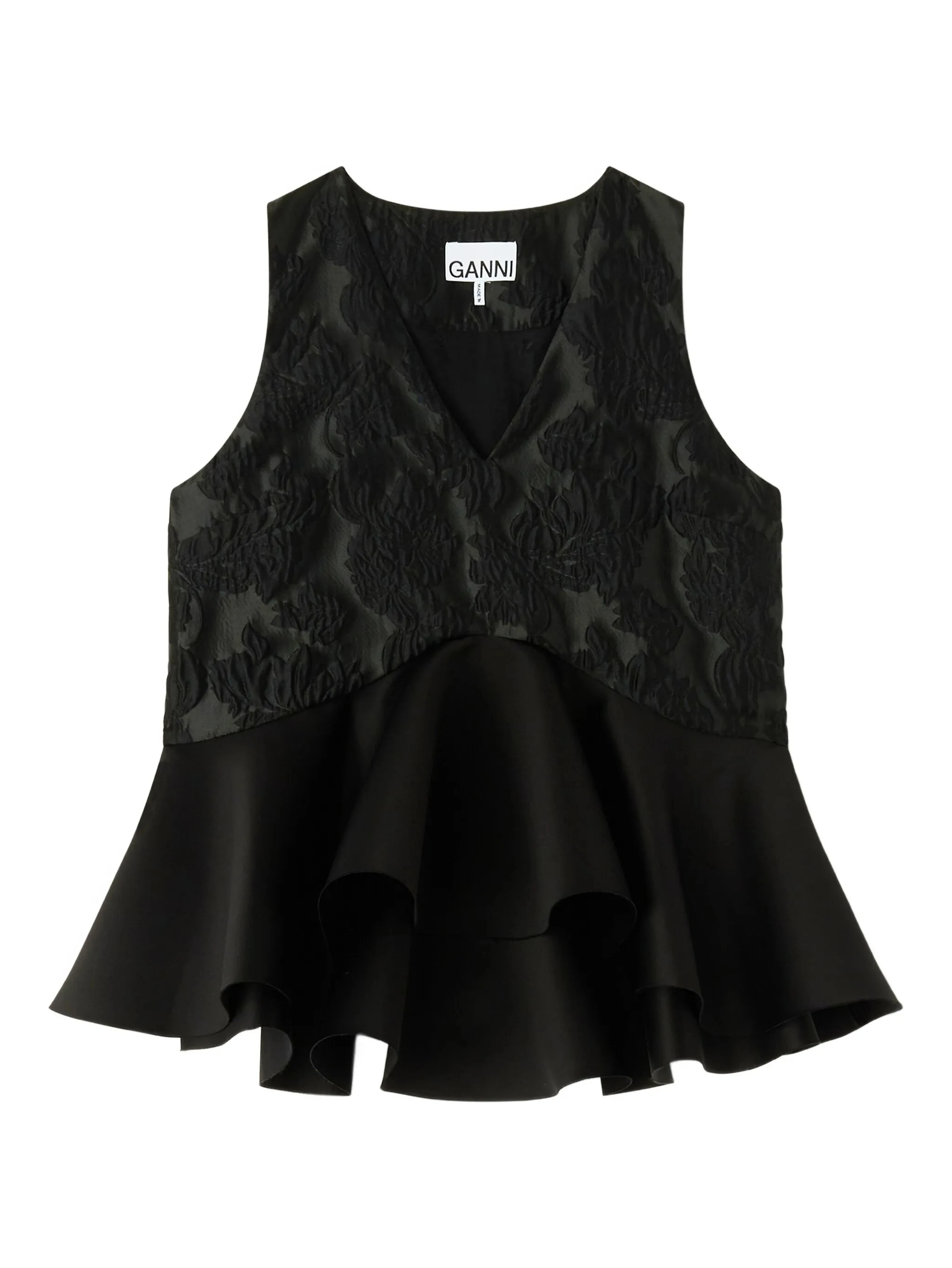 GANNI Shirts Black