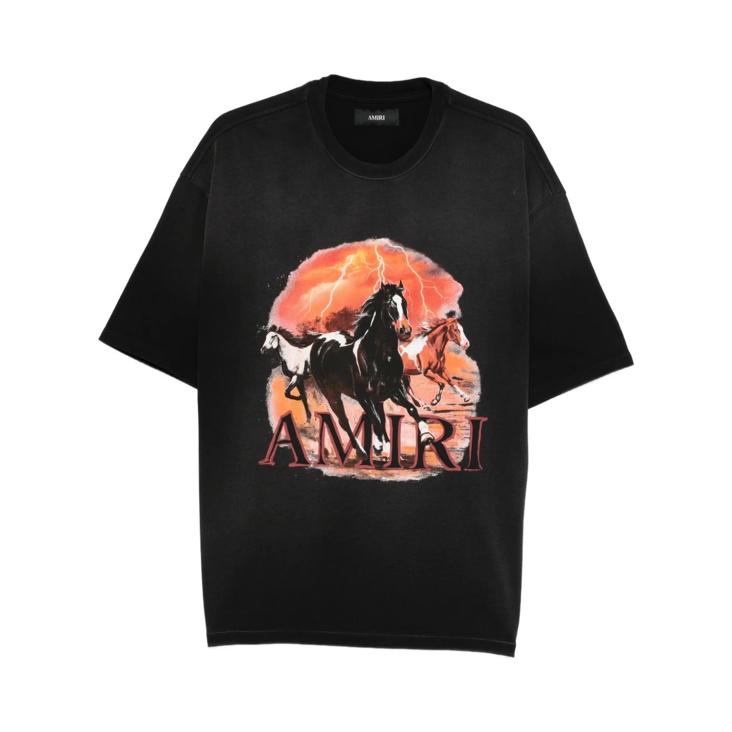 Amiri  T-shirts and Polos Black