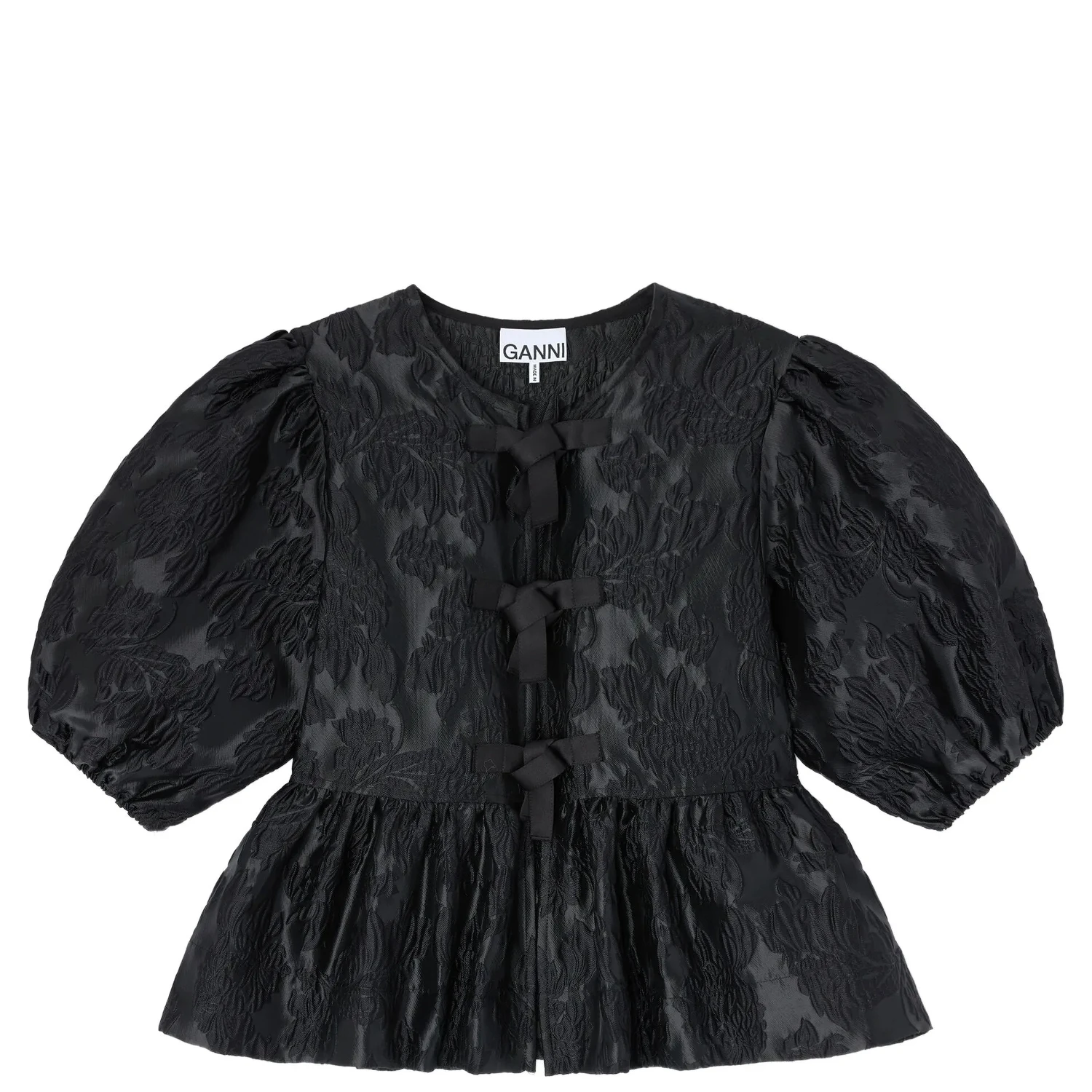 GANNI Shirts Black