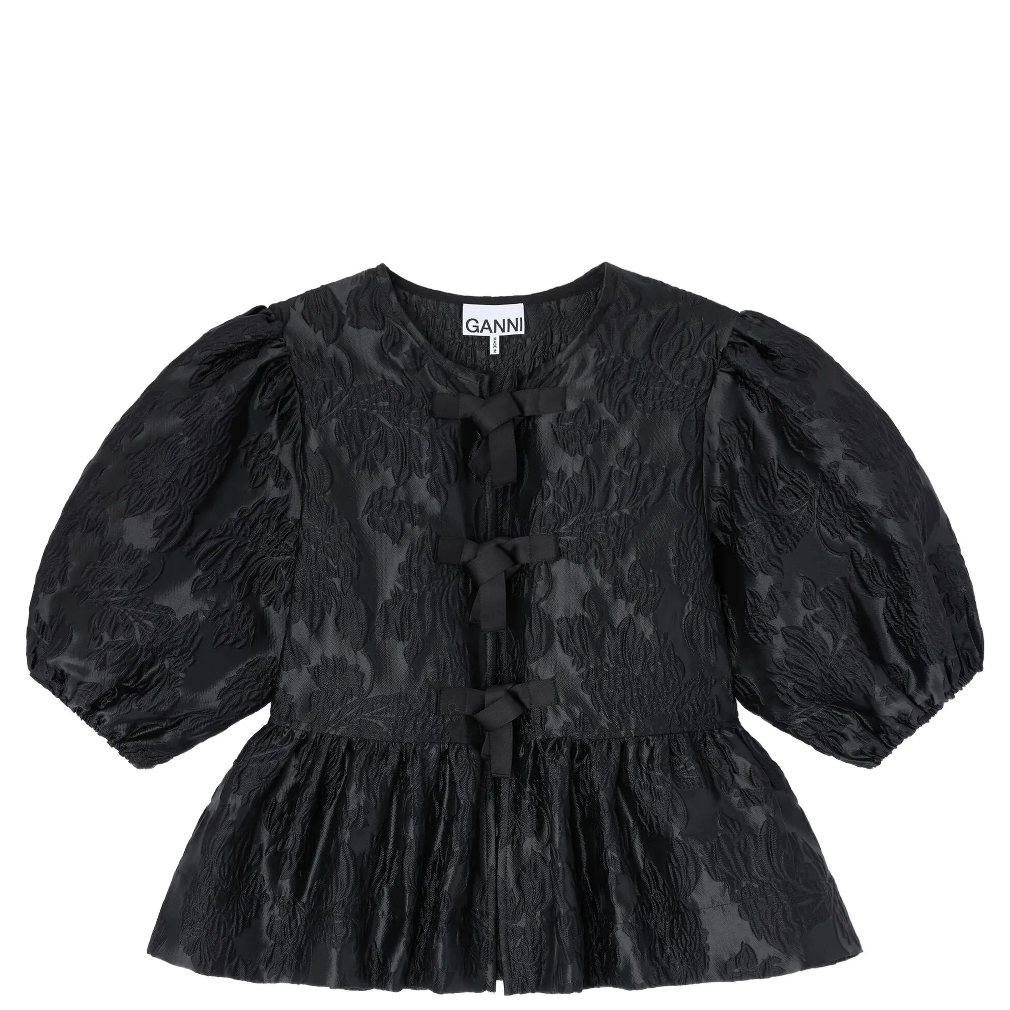 GANNI Shirts Black