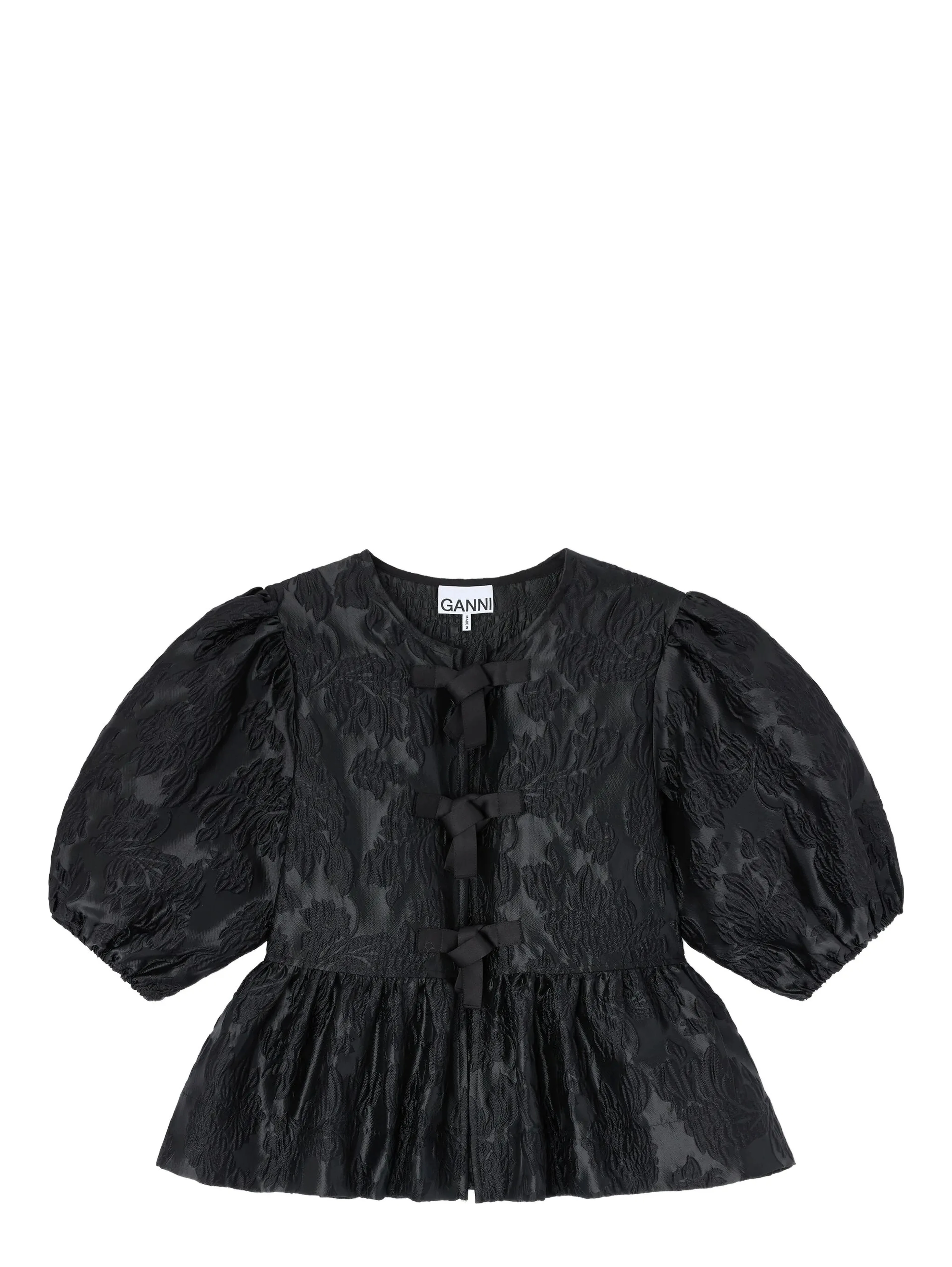 GANNI Shirts Black