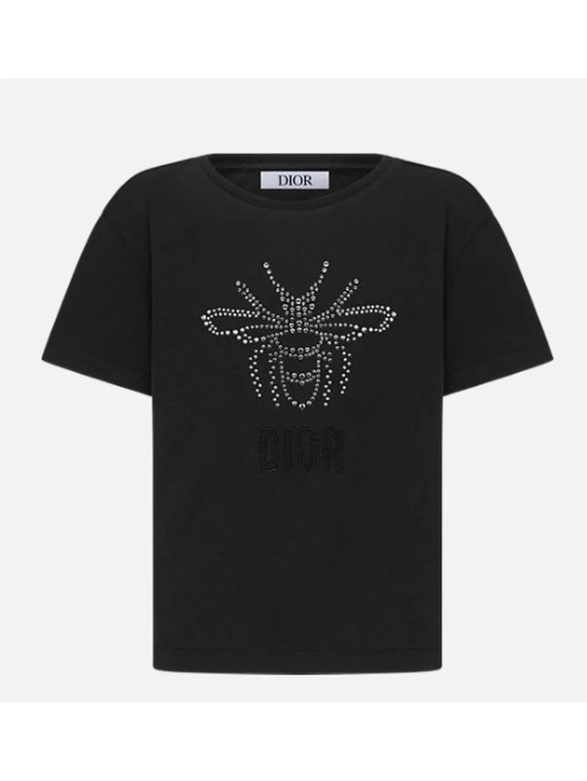 Baby Dior T-shirts and Polos Black
