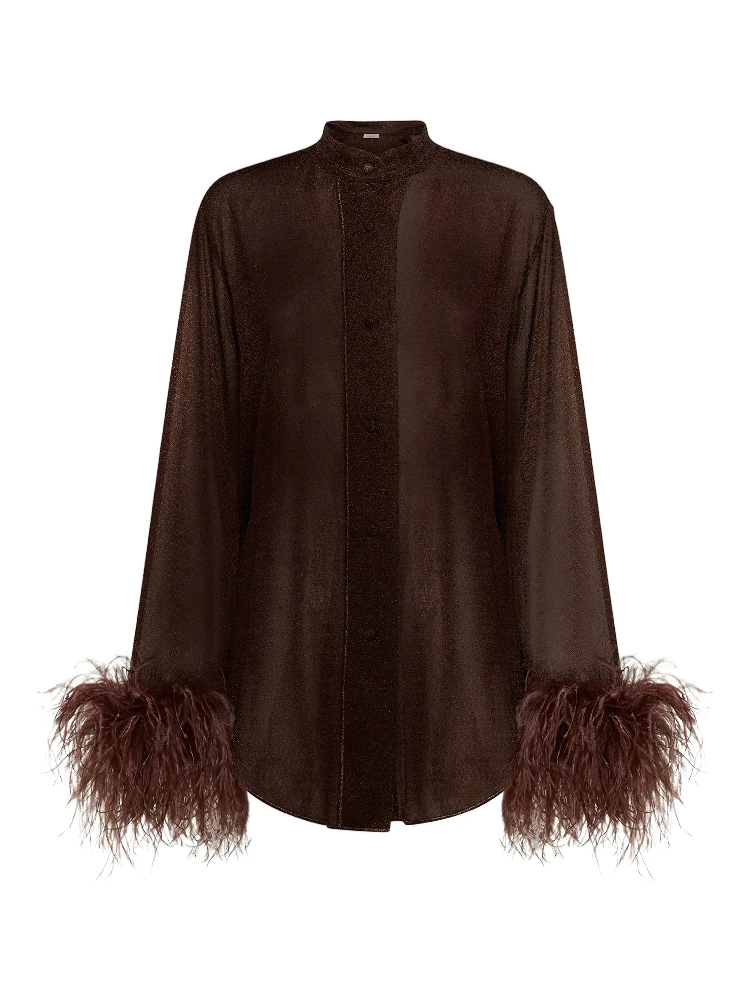 OSEREE Shirts Brown