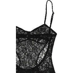 The Attico Top Black