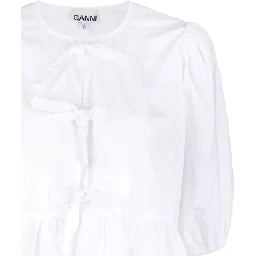 GANNI Shirts White