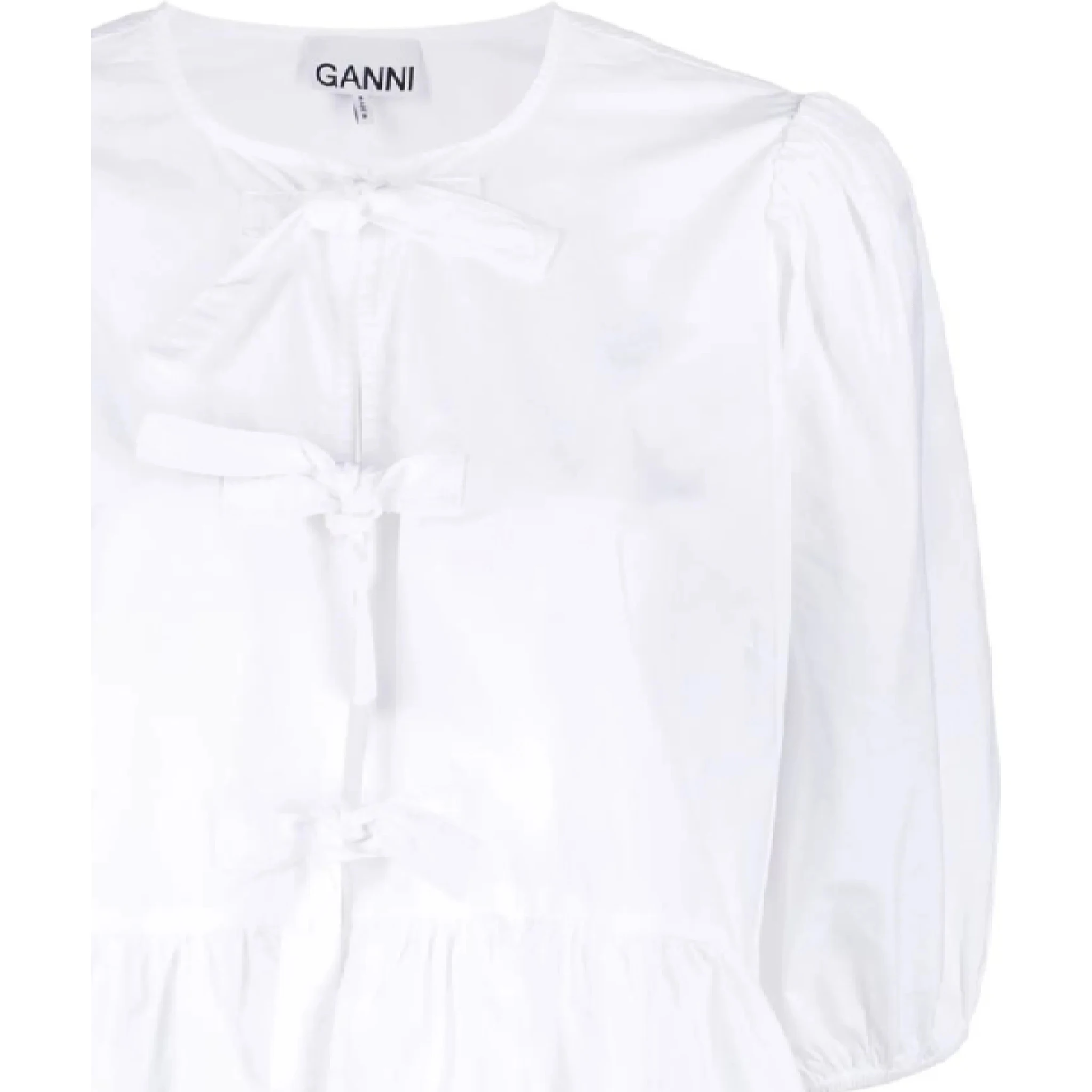 GANNI Shirts White