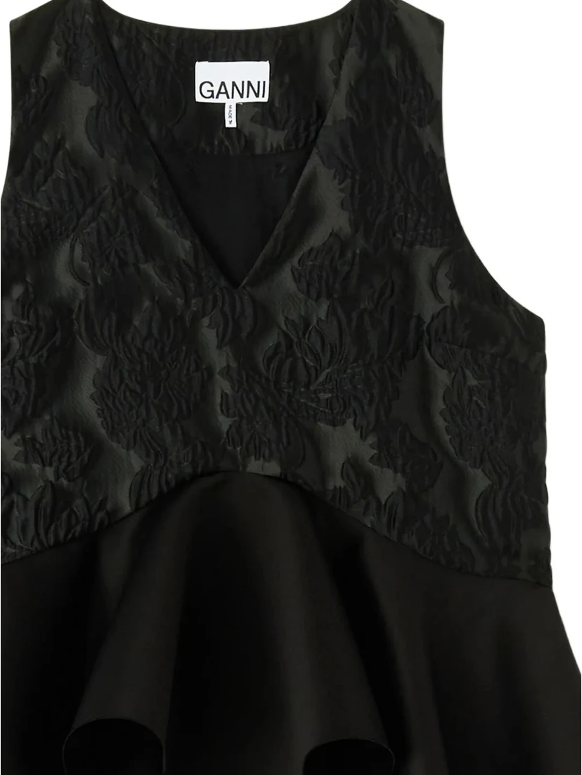 GANNI Shirts Black