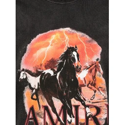 Amiri  T-shirts and Polos Black