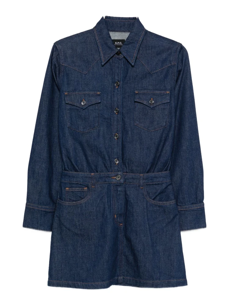 A.P.C. Shirts Blue