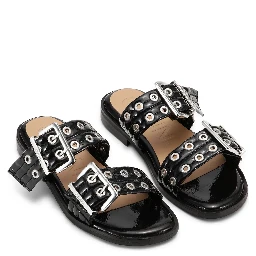 GANNI Sandals Black