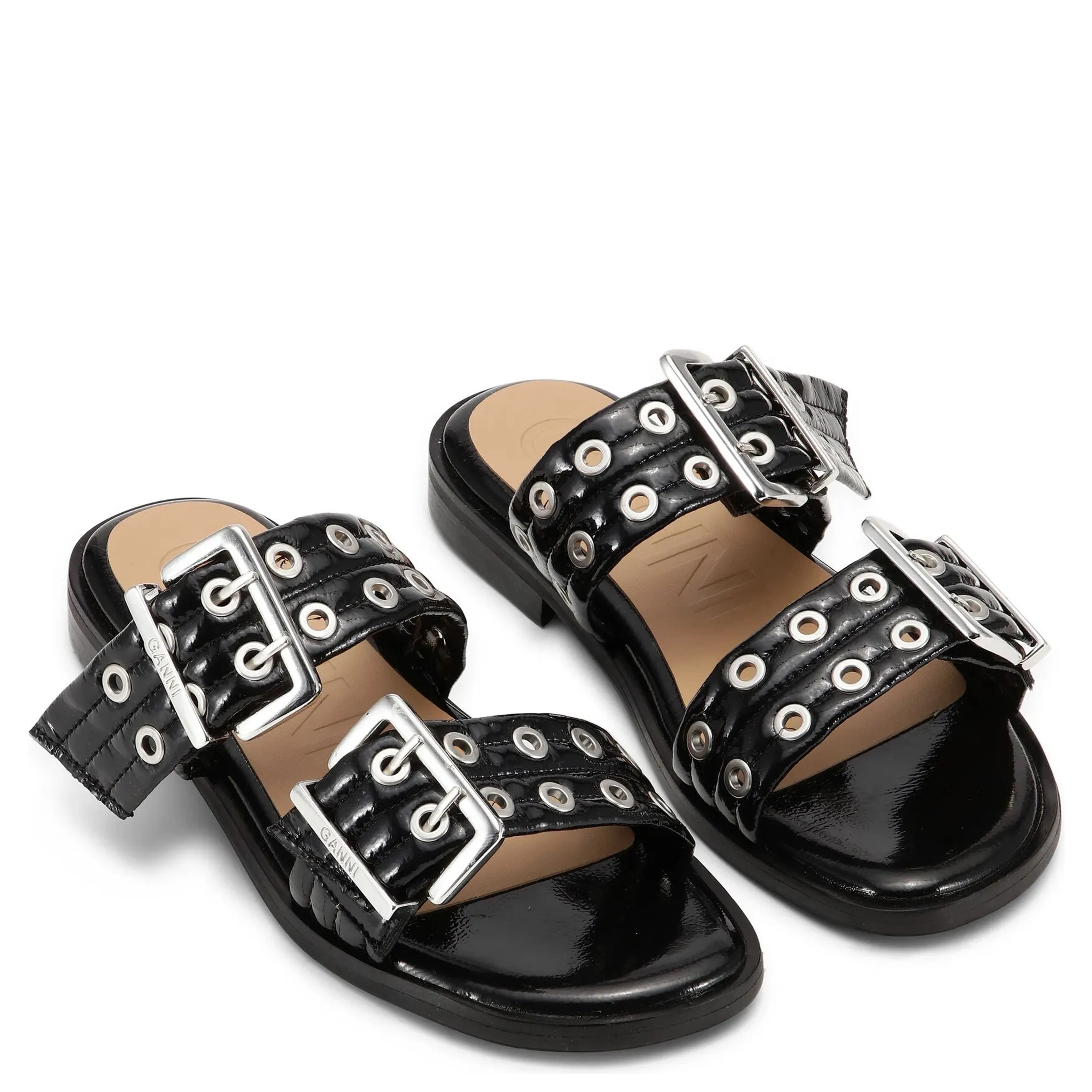 GANNI Sandals Black