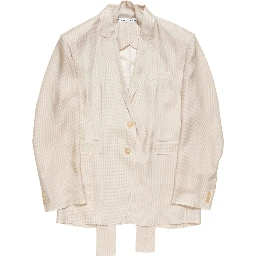 Acne Jackets Beige Multicolor