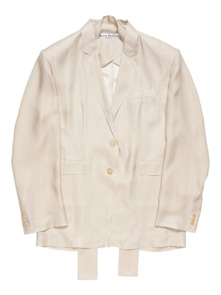 Acne Jackets Beige Multicolor
