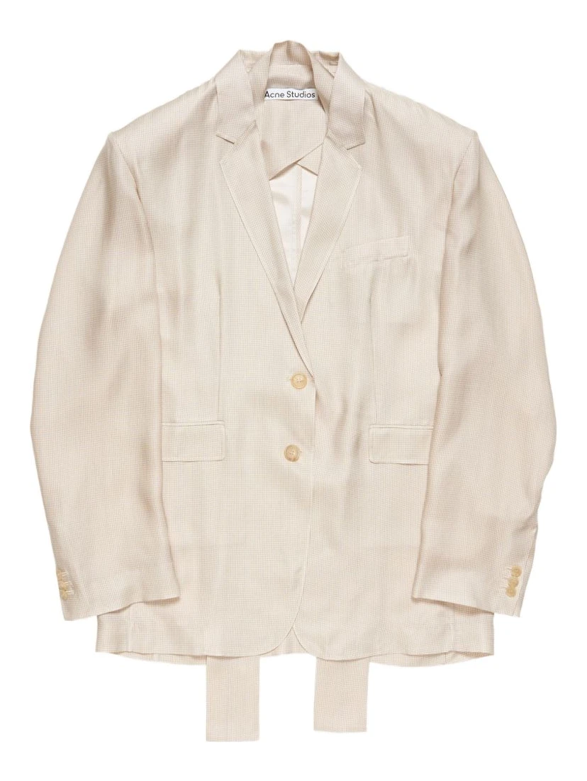 Acne Jackets Beige Multicolor