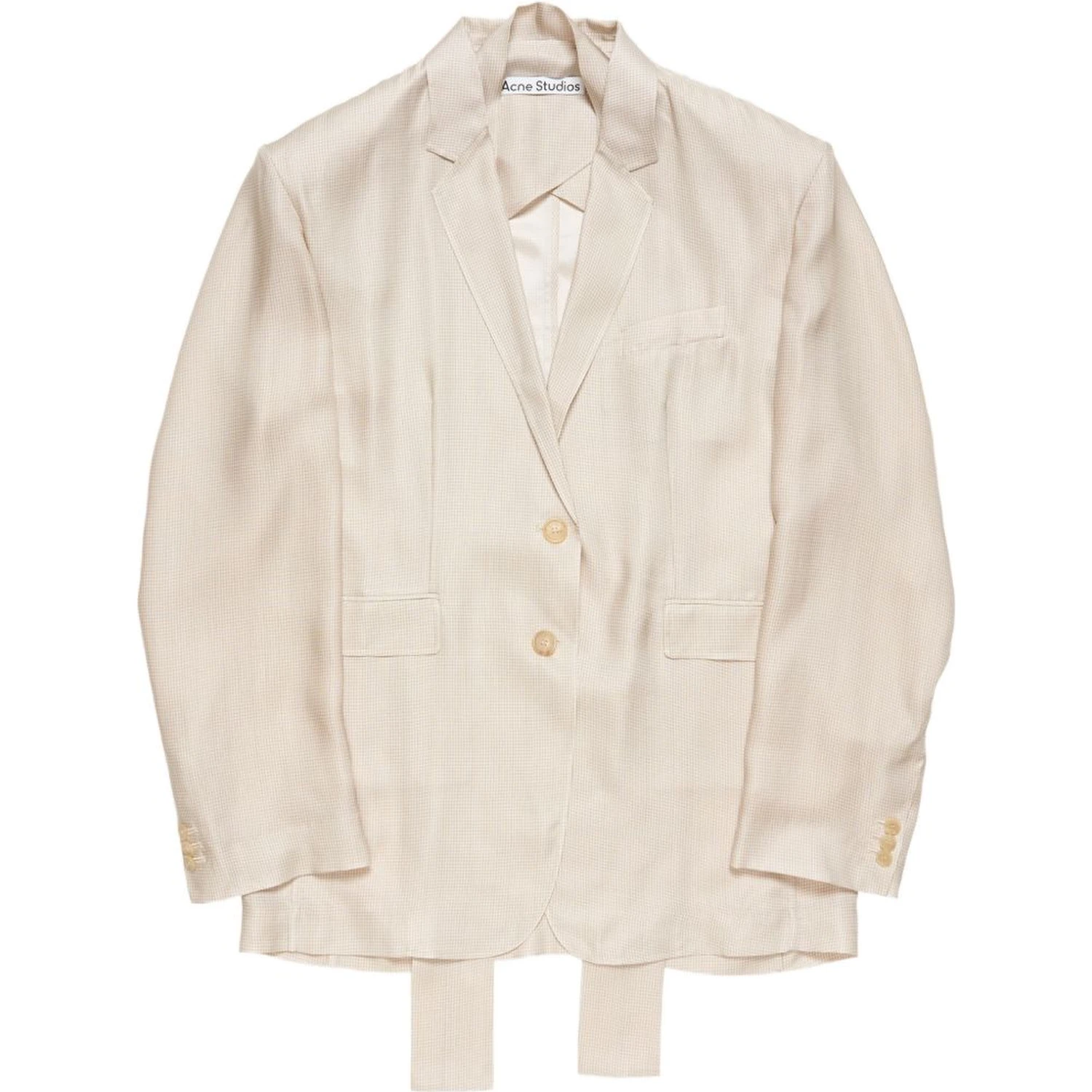 Acne Jackets Beige Multicolor