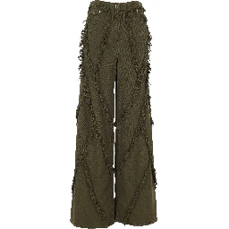 Blumarine Trousers Bronze green