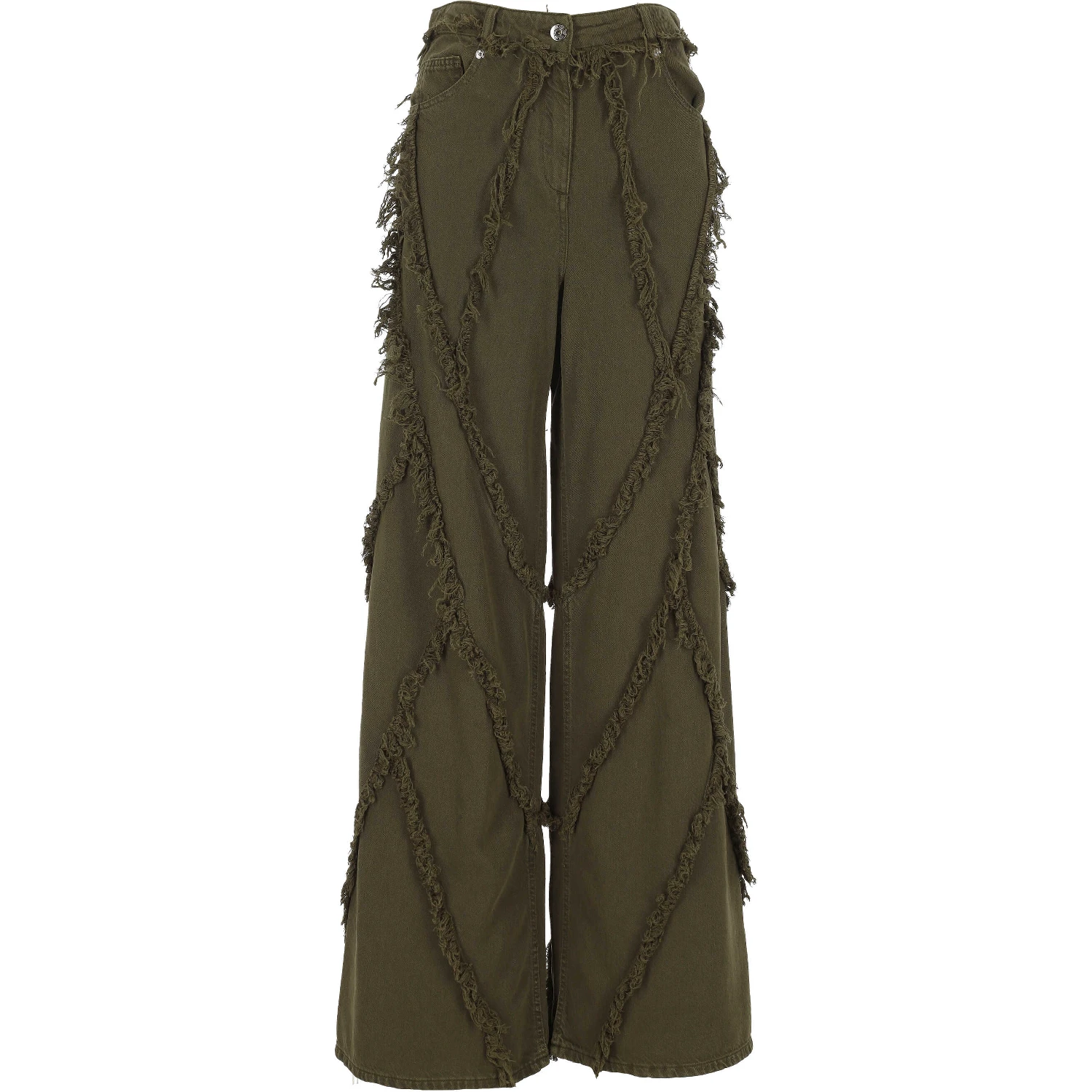 Blumarine Trousers Bronze green