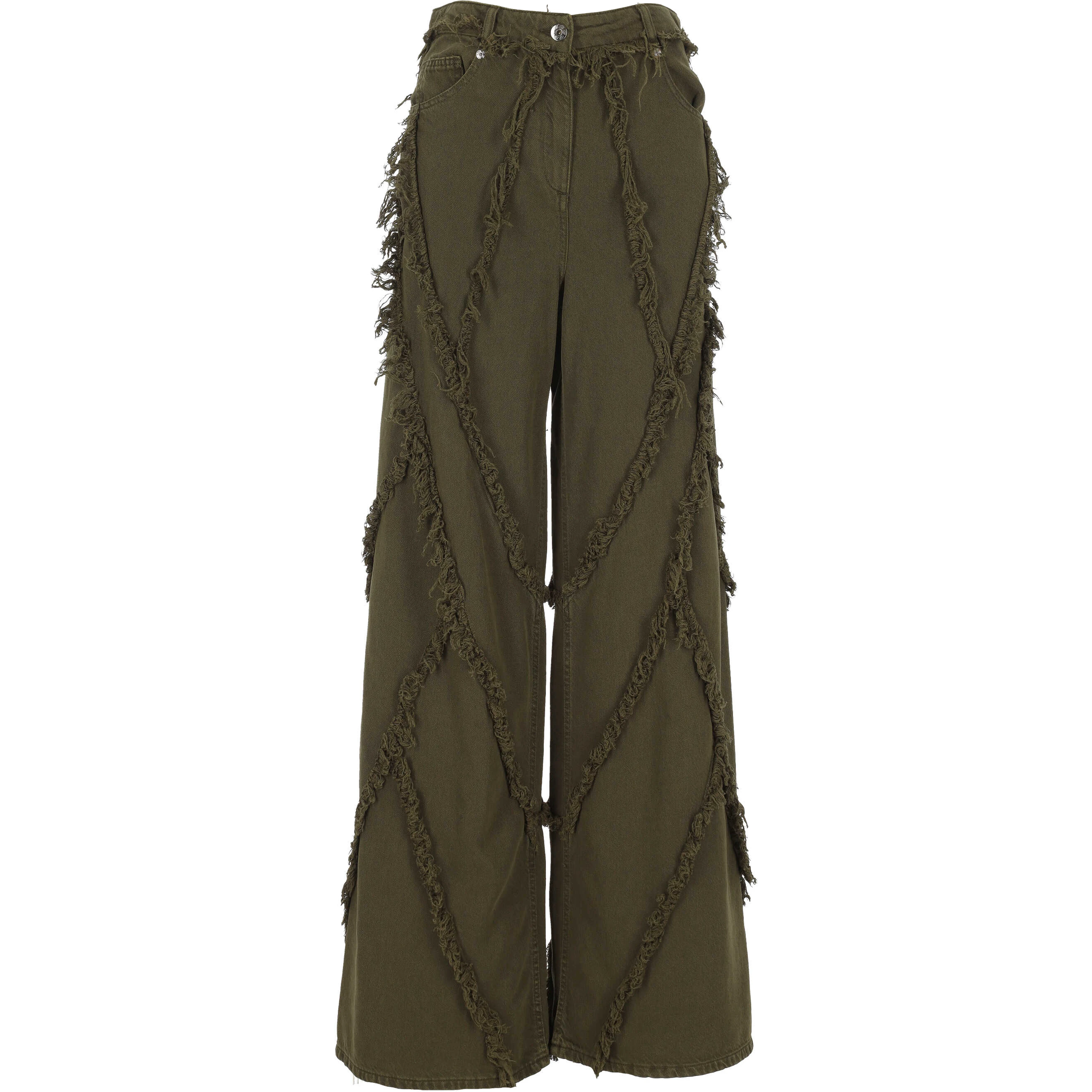 Blumarine Trousers Bronze green