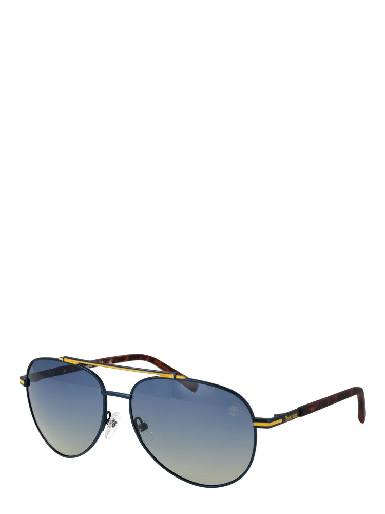 Blue Metal Sunglasses