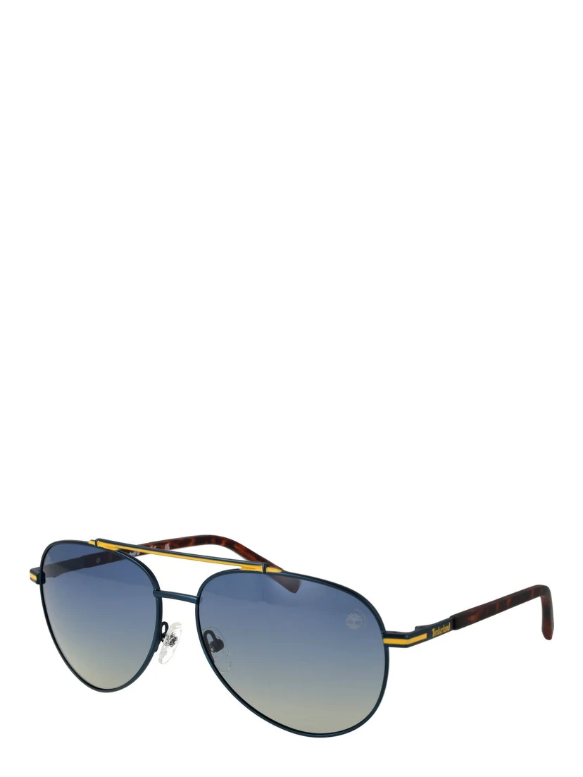 Blue Metal Sunglasses