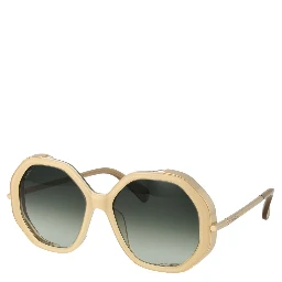 Beige Acetate Sunglasses