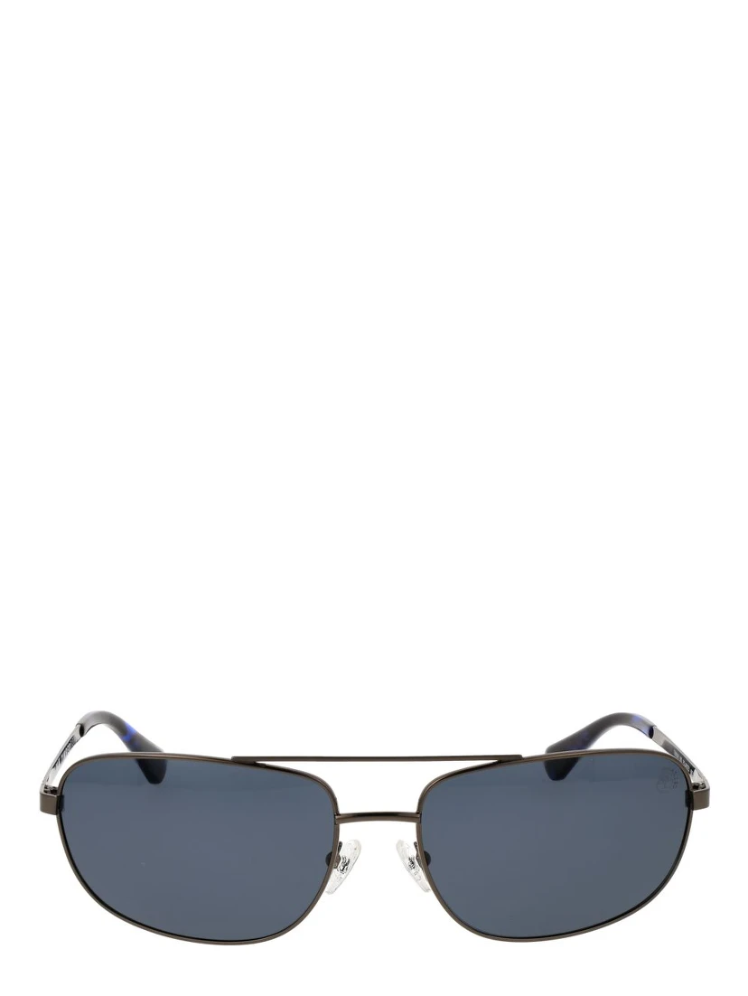 Gray Metal Sunglasses