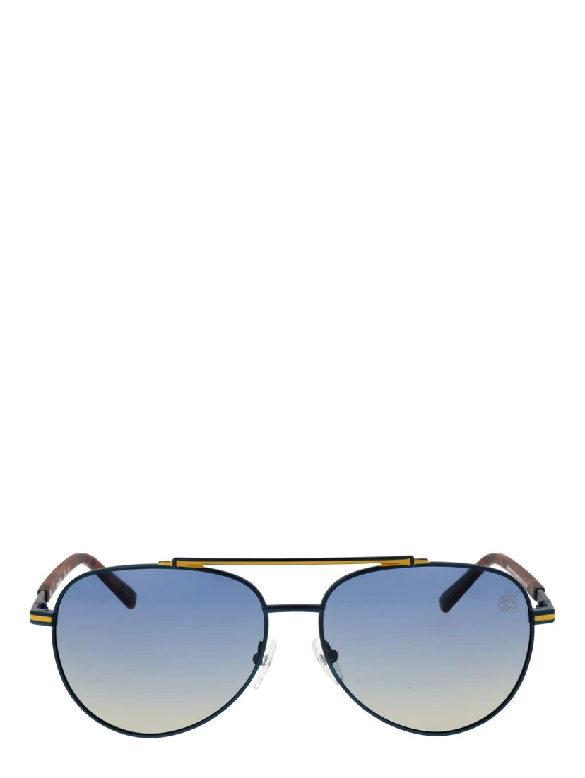 Blue Metal Sunglasses