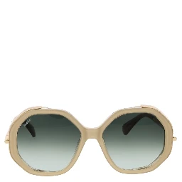 Beige Acetate Sunglasses
