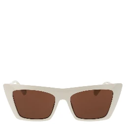 Beige Plastic Sunglasses