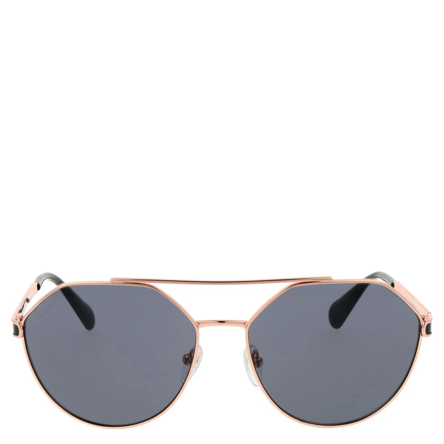 Rose Gold Metal Sunglasses