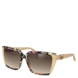 Beige Acetate Sunglasses