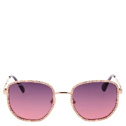Rose Gold Metal Sunglasses