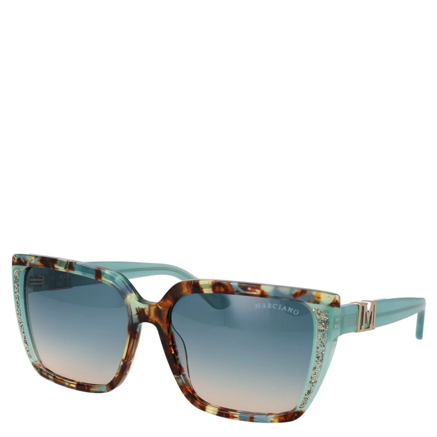 Turquoise Acetate Sunglasses