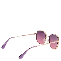 Rose Gold Metal Sunglasses