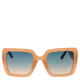 Beige Plastic Sunglasses