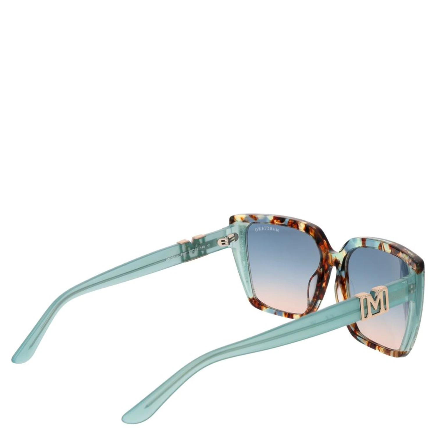 Turquoise Acetate Sunglasses