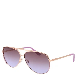 Rose Gold Metal Sunglasses