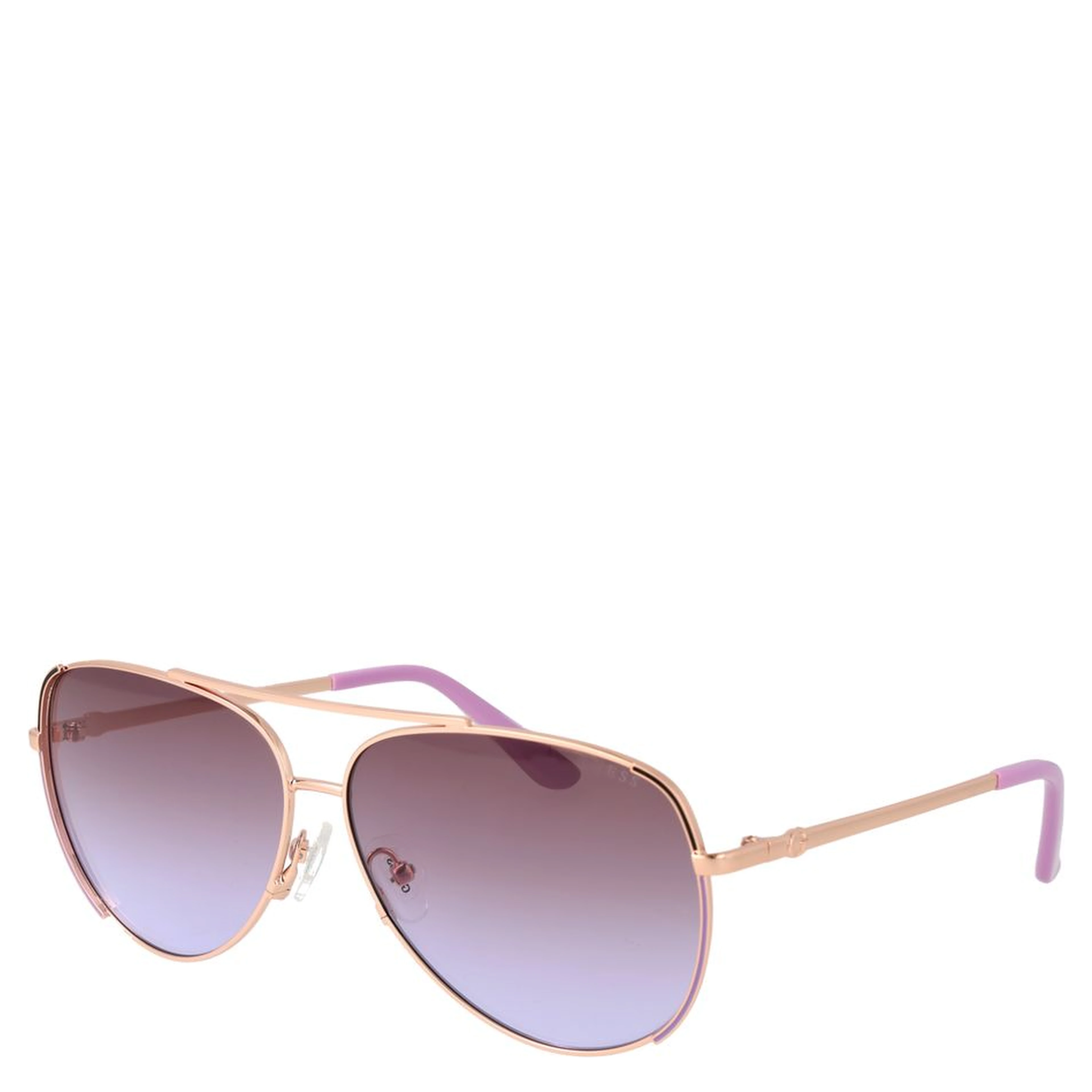 Rose Gold Metal Sunglasses