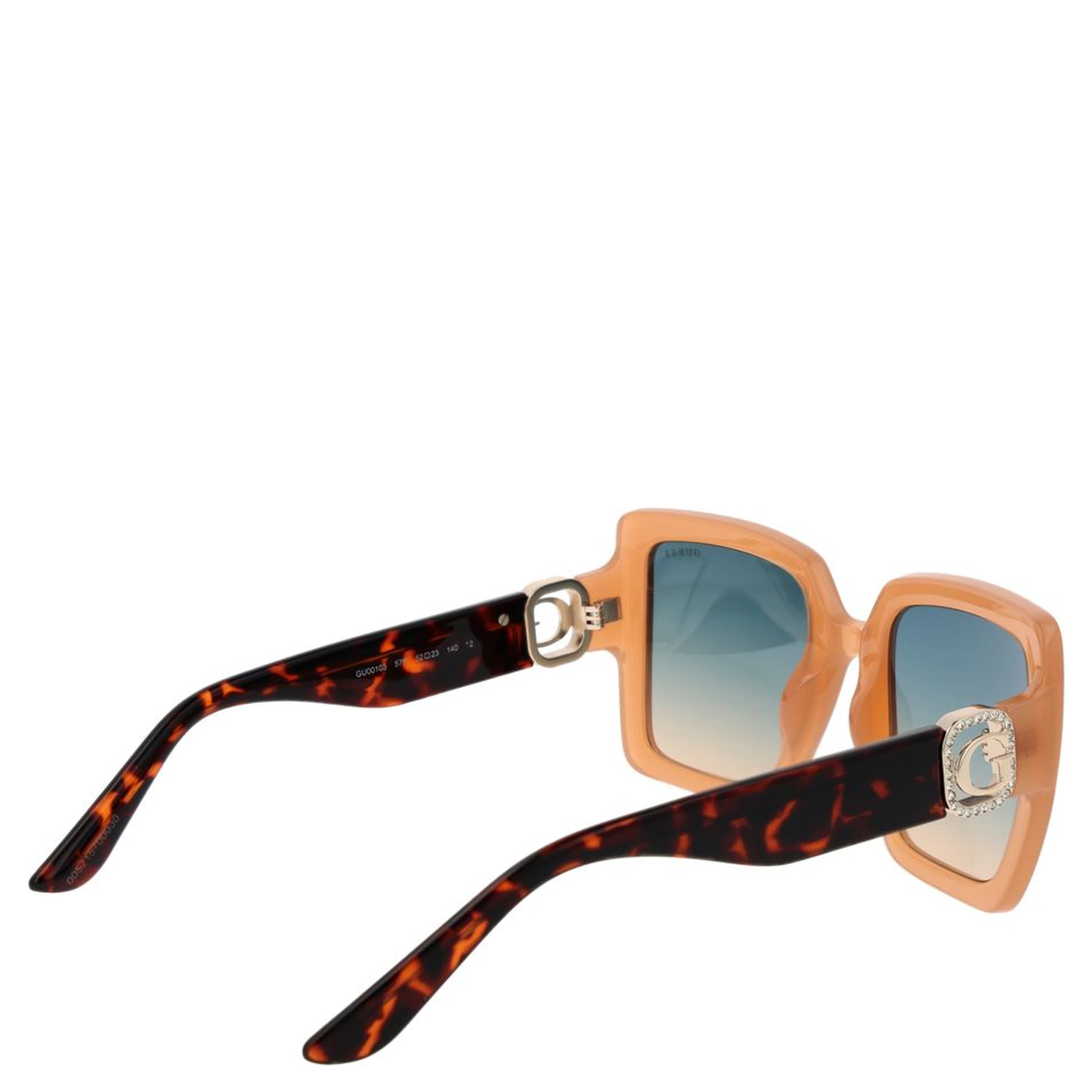 Beige Plastic Sunglasses