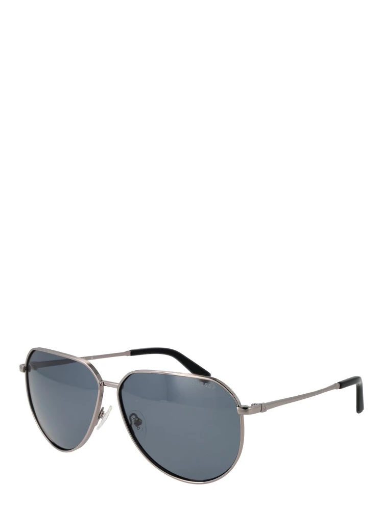 Gray Metal Sunglasses