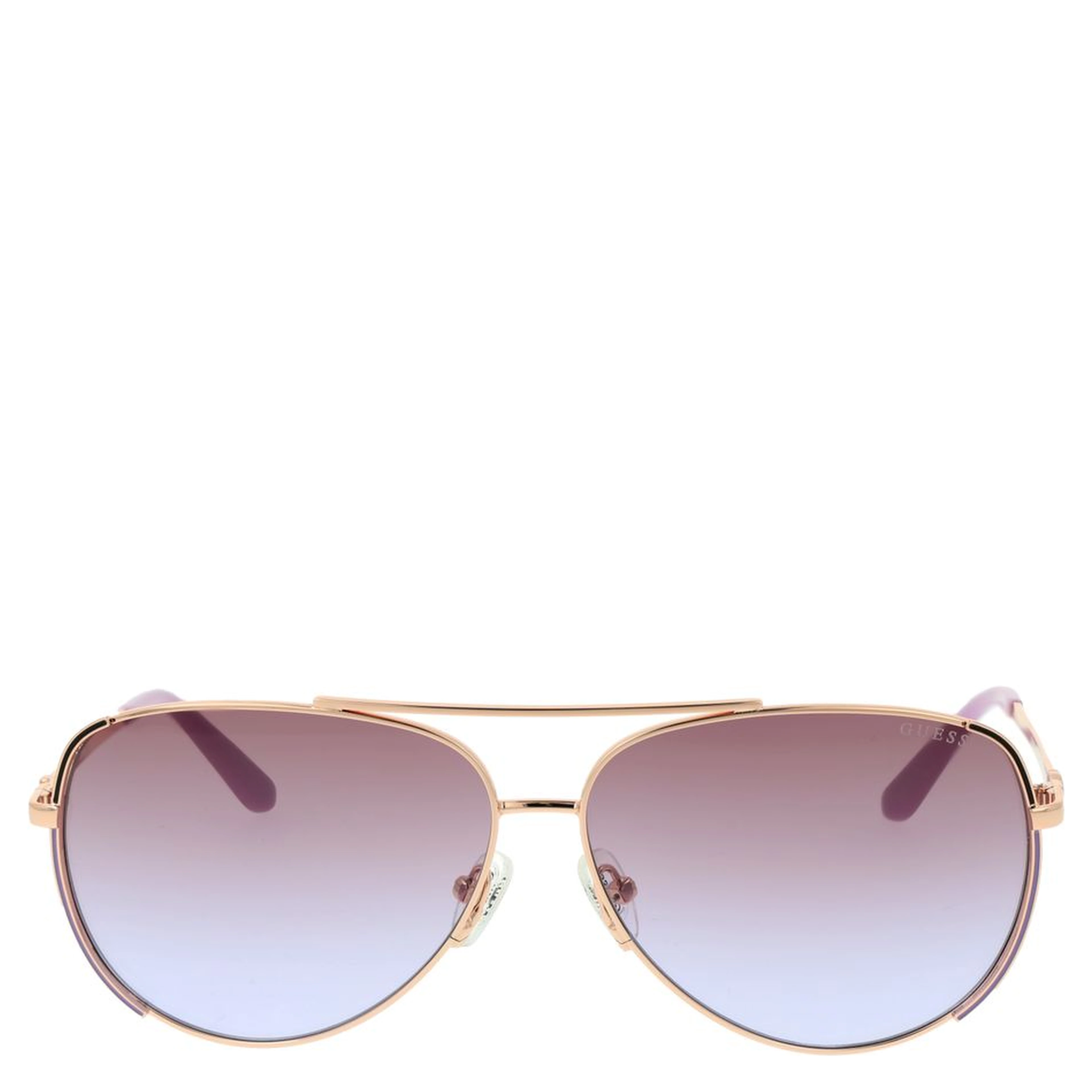 Rose Gold Metal Sunglasses