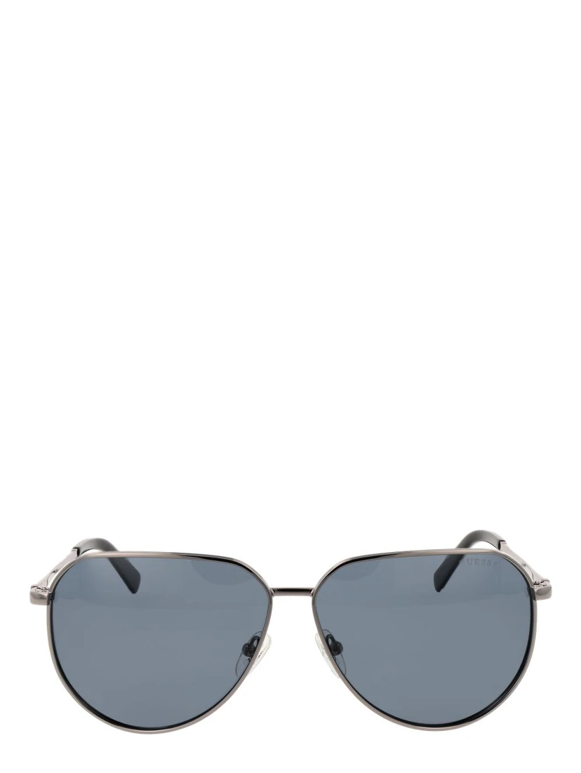 Gray Metal Sunglasses