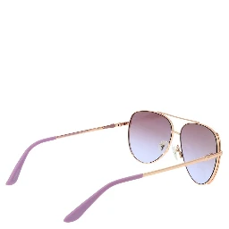 Rose Gold Metal Sunglasses