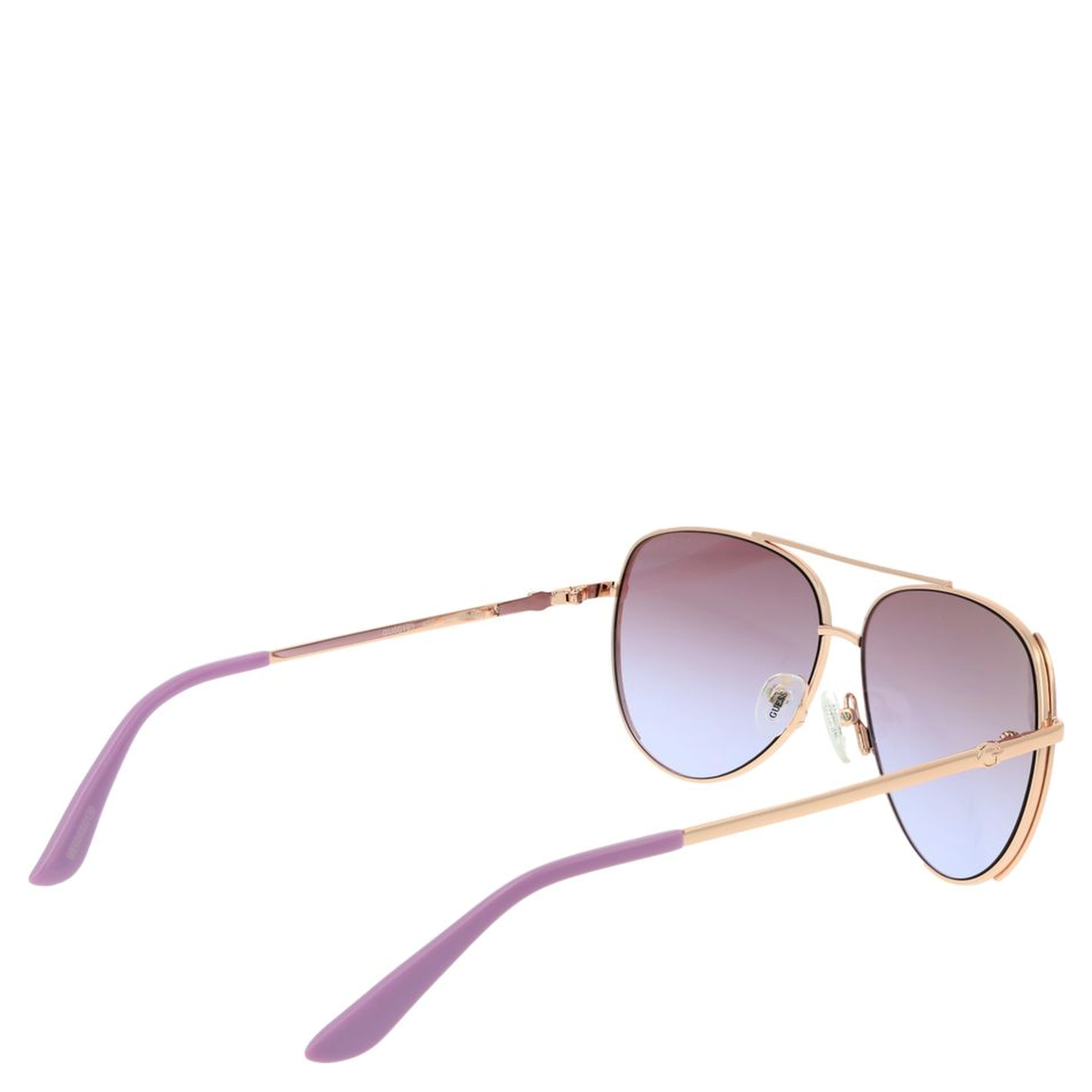 Rose Gold Metal Sunglasses