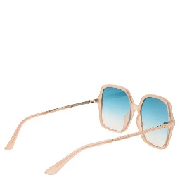 Beige Acetate Sunglasses