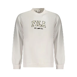 White Cotton Men's Sweatshirt