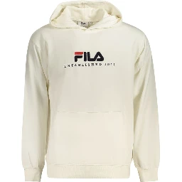 White Cotton Mens Sweatshirt